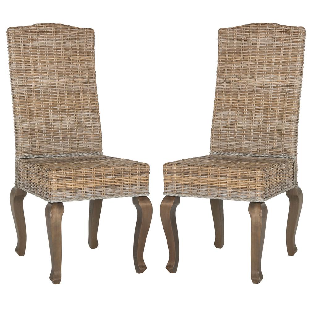 MILOS 18''H WICKER DINING CHAIR, SEA8018A-SET2. Picture 1