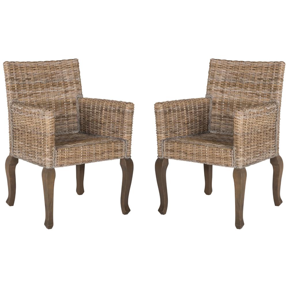 ARMANDO 18''H WICKER DINING CHAIR, SEA8019A-SET2. Picture 1