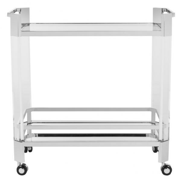 GIANNA ACRYLIC BAR TROLLEY. Picture 1