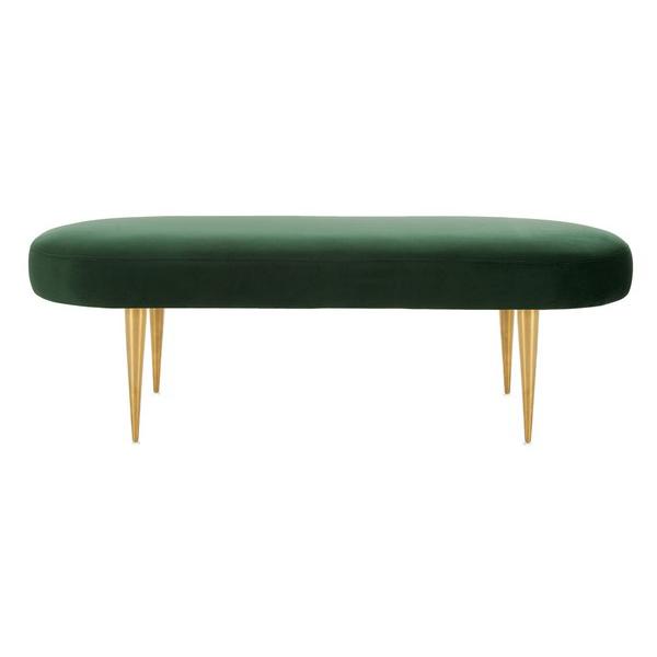 CORINNE VELVET OVAL BENCH, SFV4704A. Picture 1