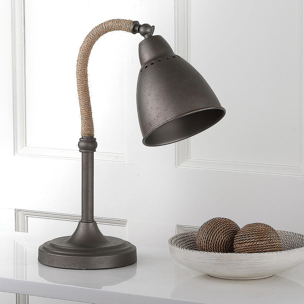 Nari 19.5-Inch H Table Lamp, Dark Grey. Picture 1