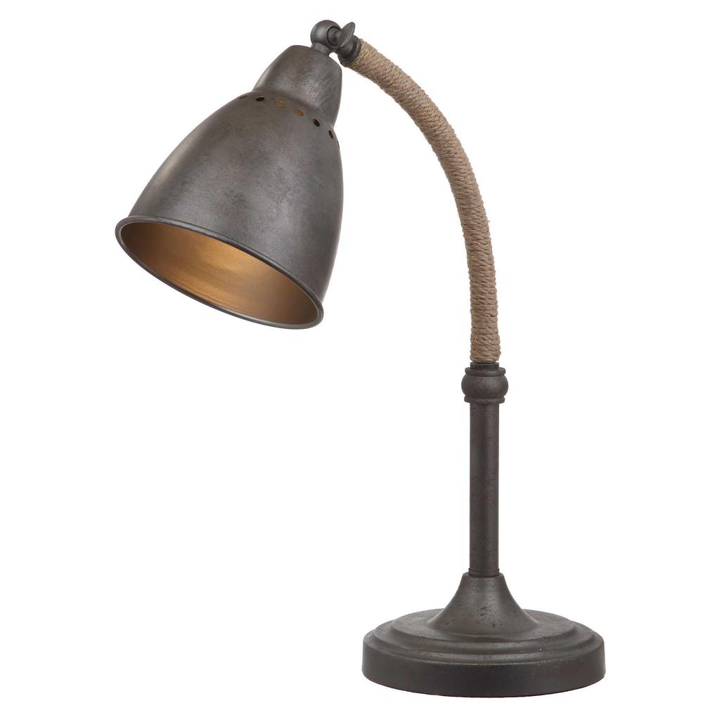 Nari 19.5-Inch H Table Lamp, Dark Grey. Picture 4