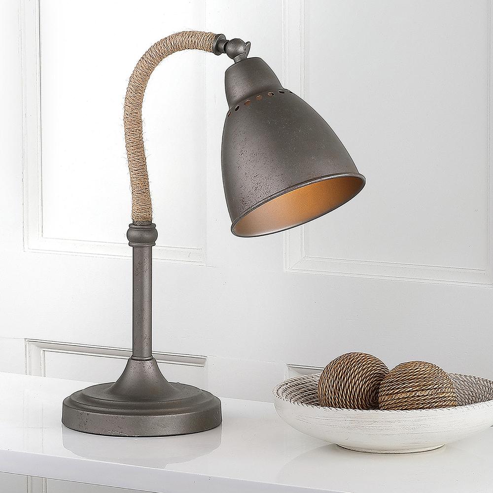 Nari 19.5-Inch H Table Lamp, Dark Grey. Picture 3