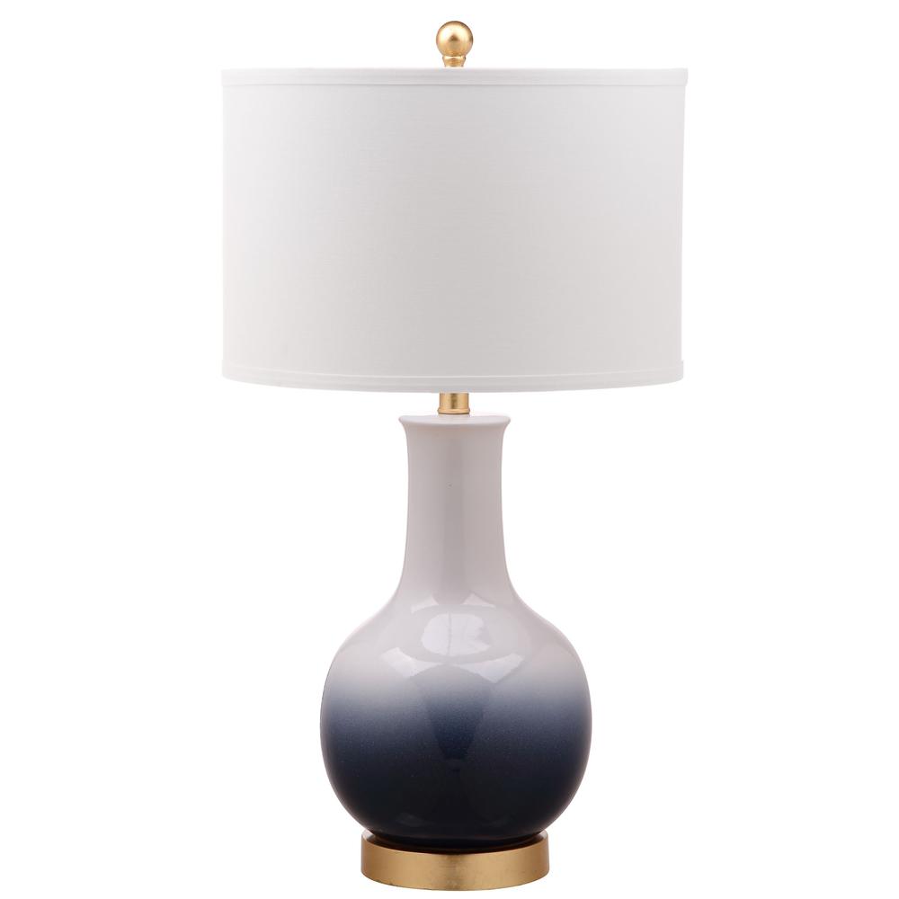 Alfio Table Lamp, Navy/White. Picture 2