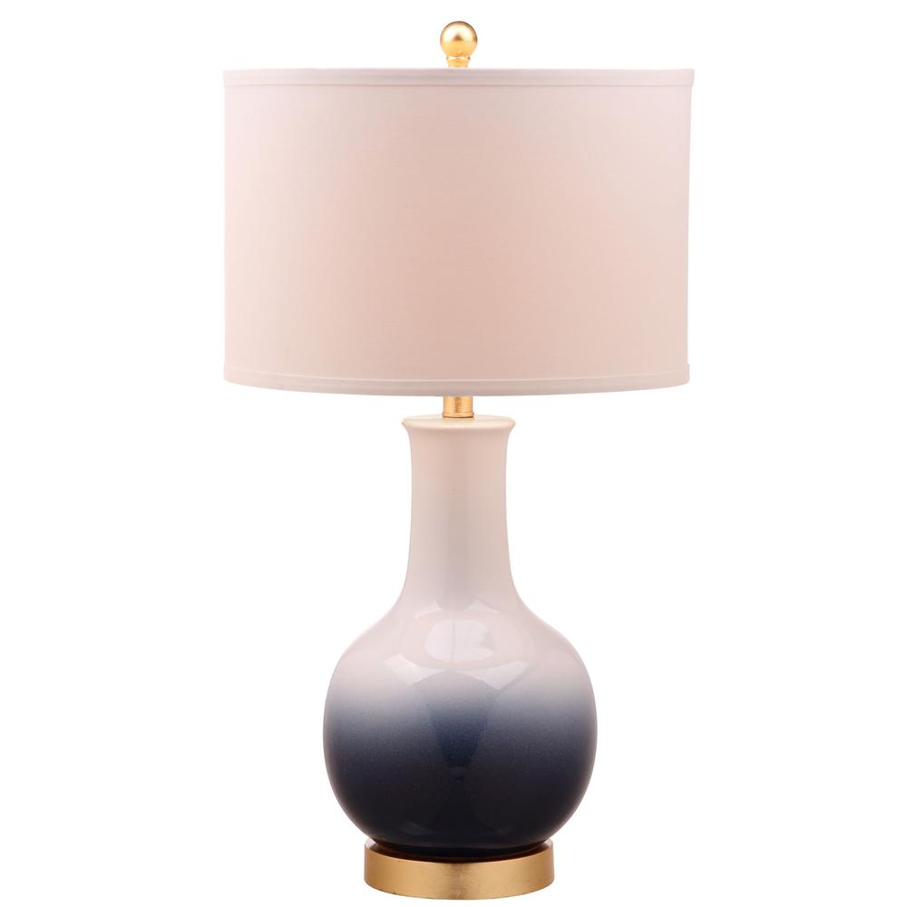 Alfio Table Lamp, Navy/White. Picture 3