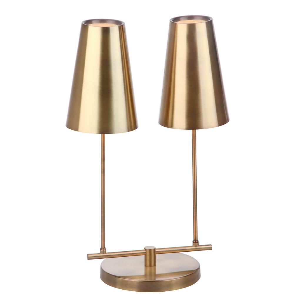 Rianon 22.5-Inch H Table Lamp, Brass Gold. Picture 4