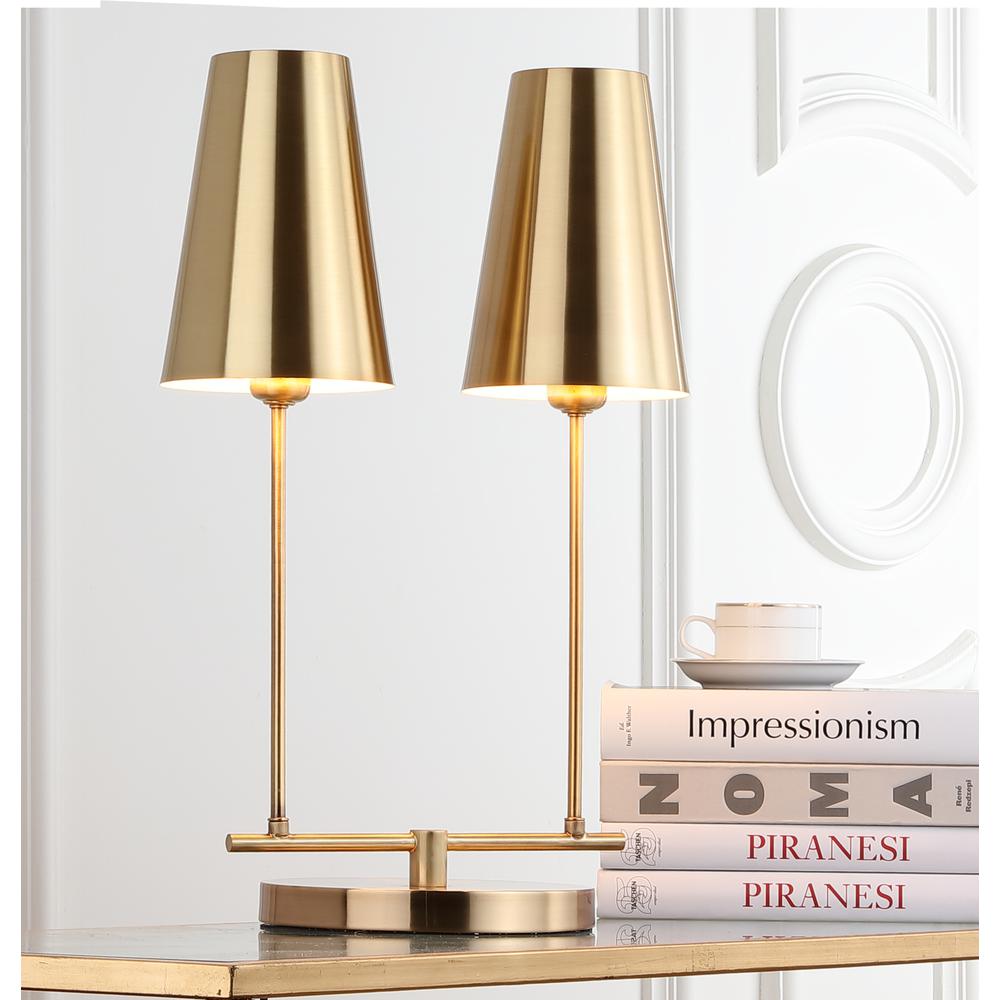 Rianon 22.5-Inch H Table Lamp, Brass Gold. Picture 3