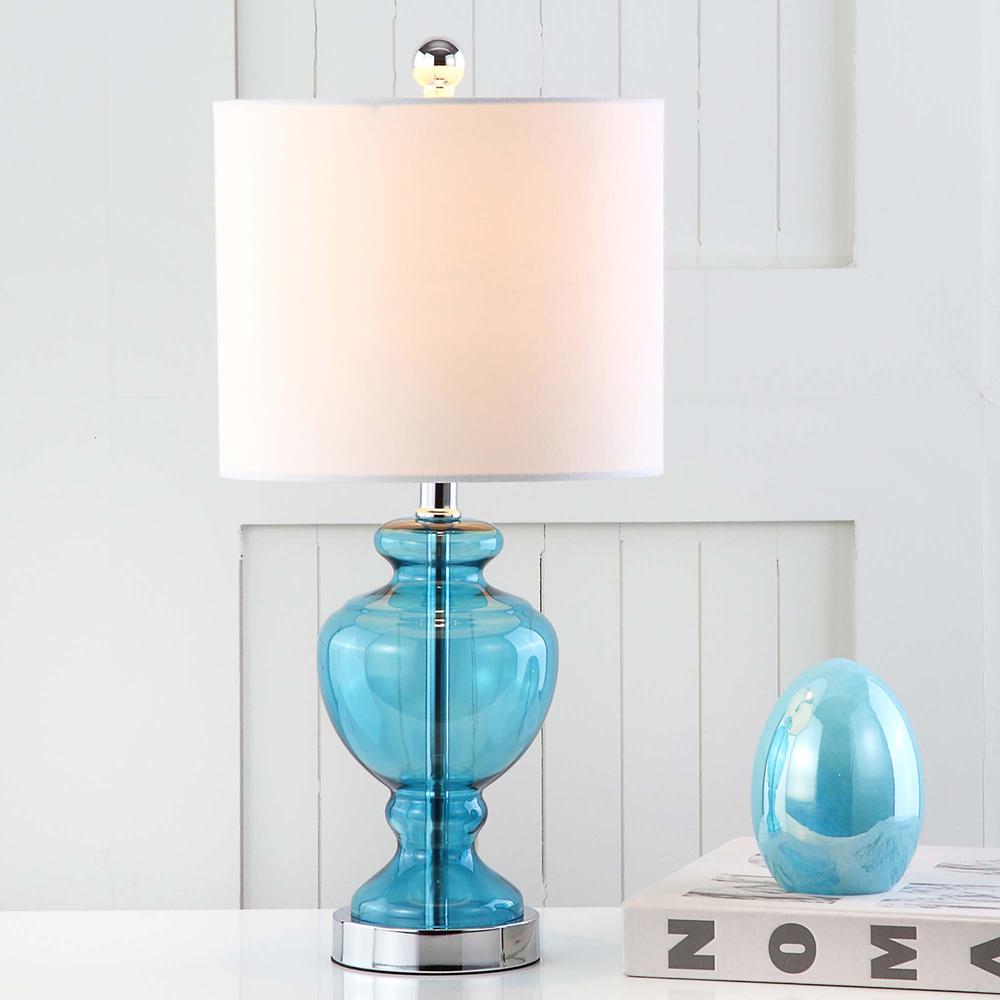 Marine 21-Inch H Table Lamp, Monocco Blue. Picture 4