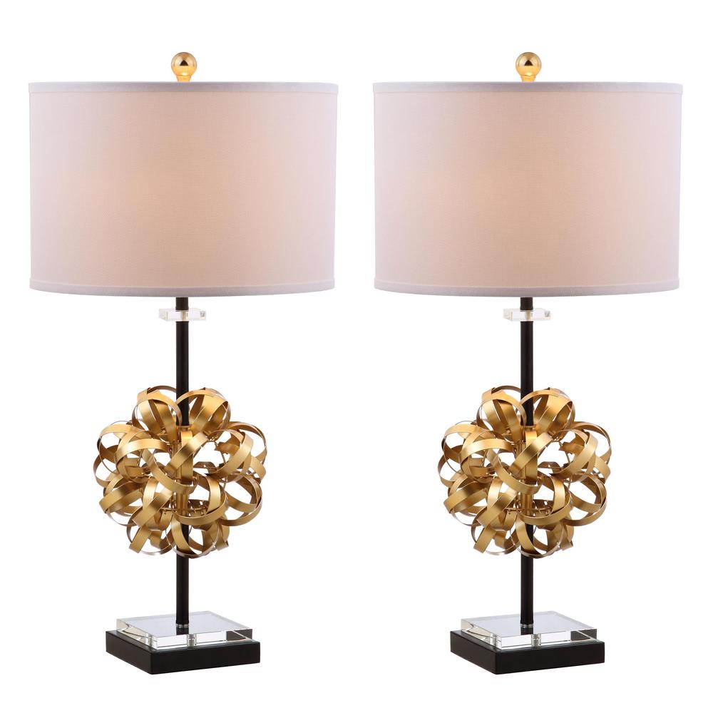 Lionel Table Lamp, Gold/Black. Picture 4