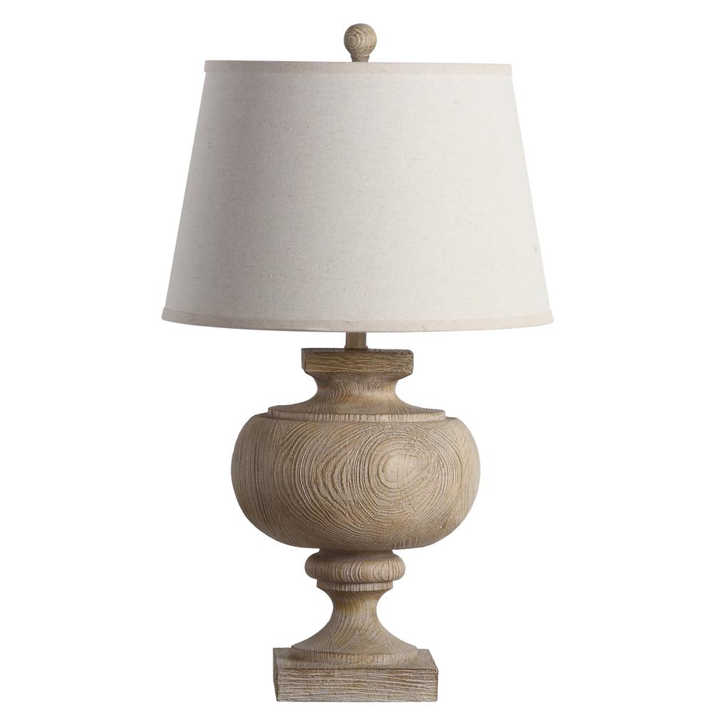 Prescott 31-Inch Wood Table Lamp, Wood Finish. Picture 4