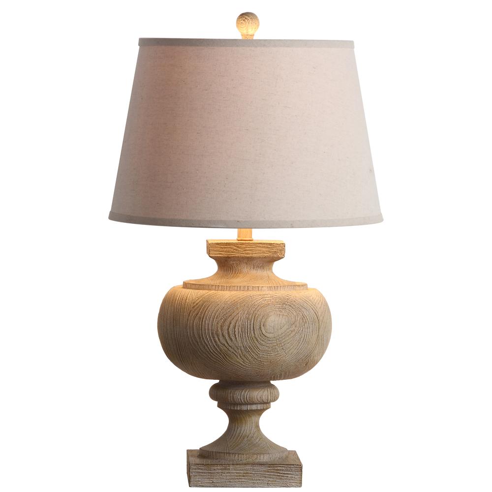 Prescott 31-Inch Wood Table Lamp, Wood Finish. Picture 6