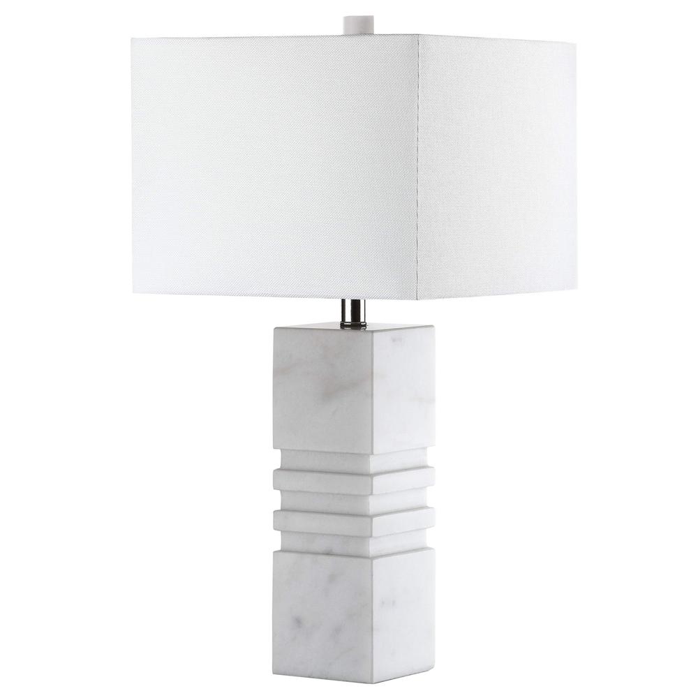 Faye Marble Table Lamp, White. Picture 3