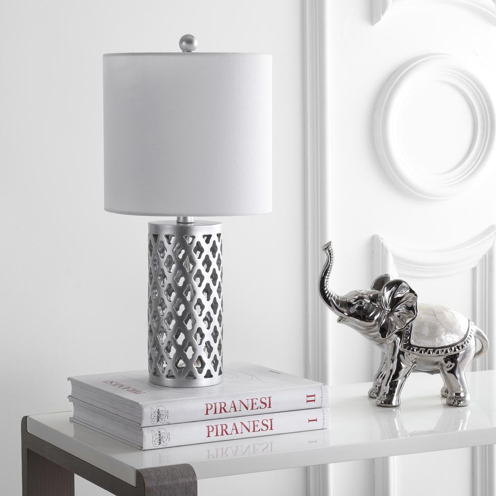 Rorie Table Lamp, Silver. Picture 1