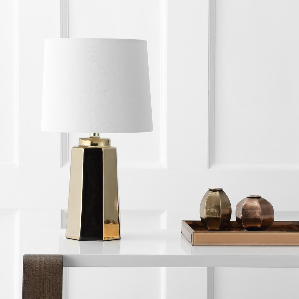 Parlon Table Lamp, Plated Gold. Picture 1