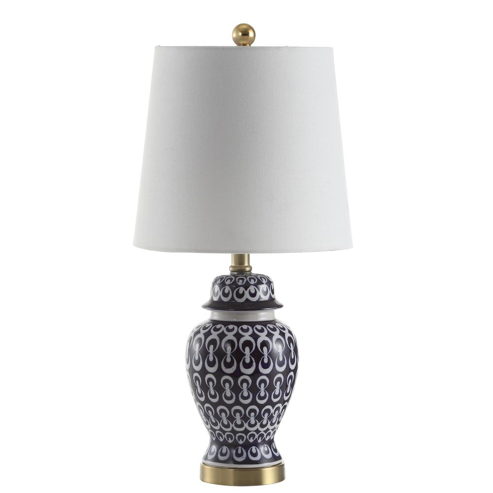 Kyra Table Lamp, Blue/White. Picture 2