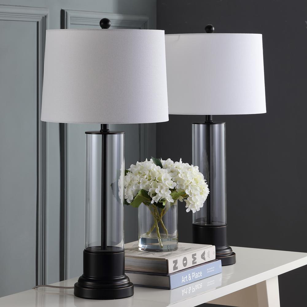 Jayse Table Lamp, Black/Clear. Picture 1