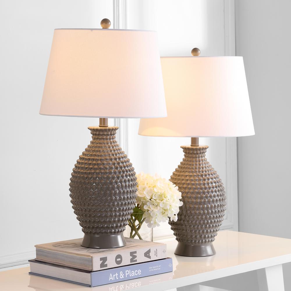 Rosten Table Lamp, Grey. Picture 4