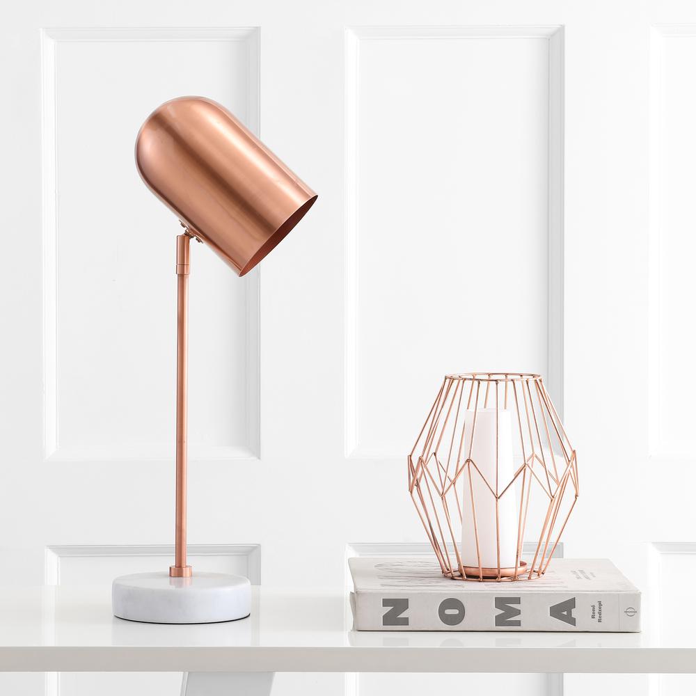 Charlson Table Lamp, Copper/White. Picture 2