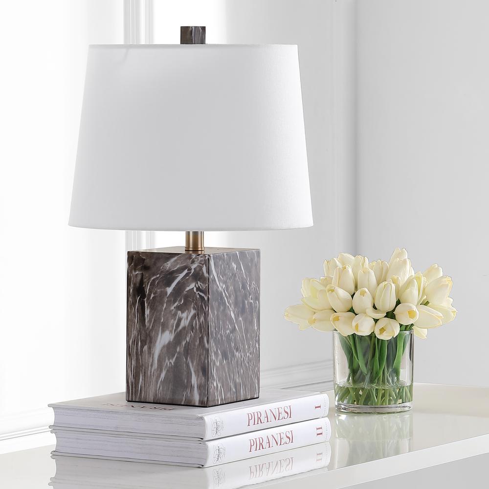 Brett Table Lamp, Brown Marble. Picture 2