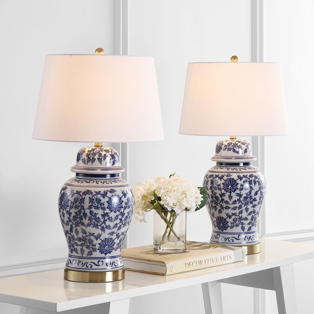 Arwen Table Lamp, Blue/White, set of 2. Picture 2