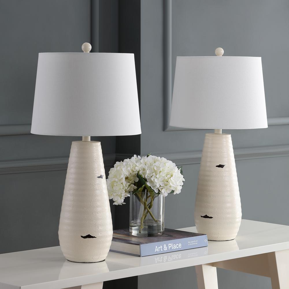 Kamren Table Lamp, Cream set of two. Picture 2