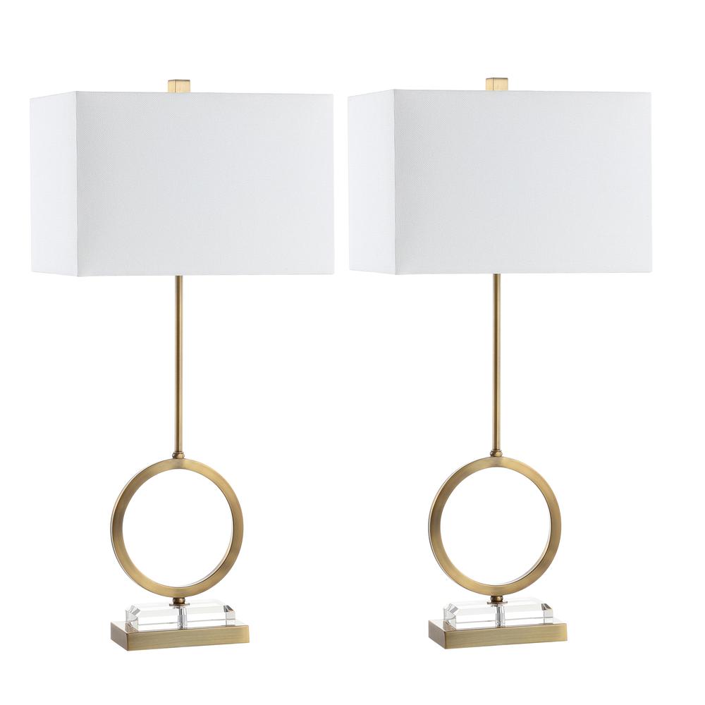 Kaden Table Lamp, Clear/Brass Gold. Picture 2