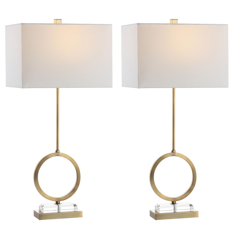 Kaden Table Lamp, Clear/Brass Gold. Picture 4