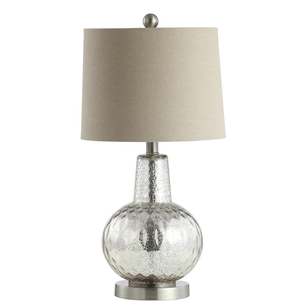 Atlas Table Lamp, Silver/Ivory. Picture 2