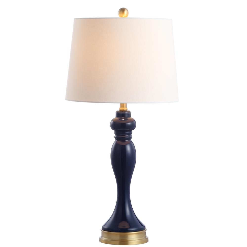 Cayson Table Lamp, Navy. Picture 4