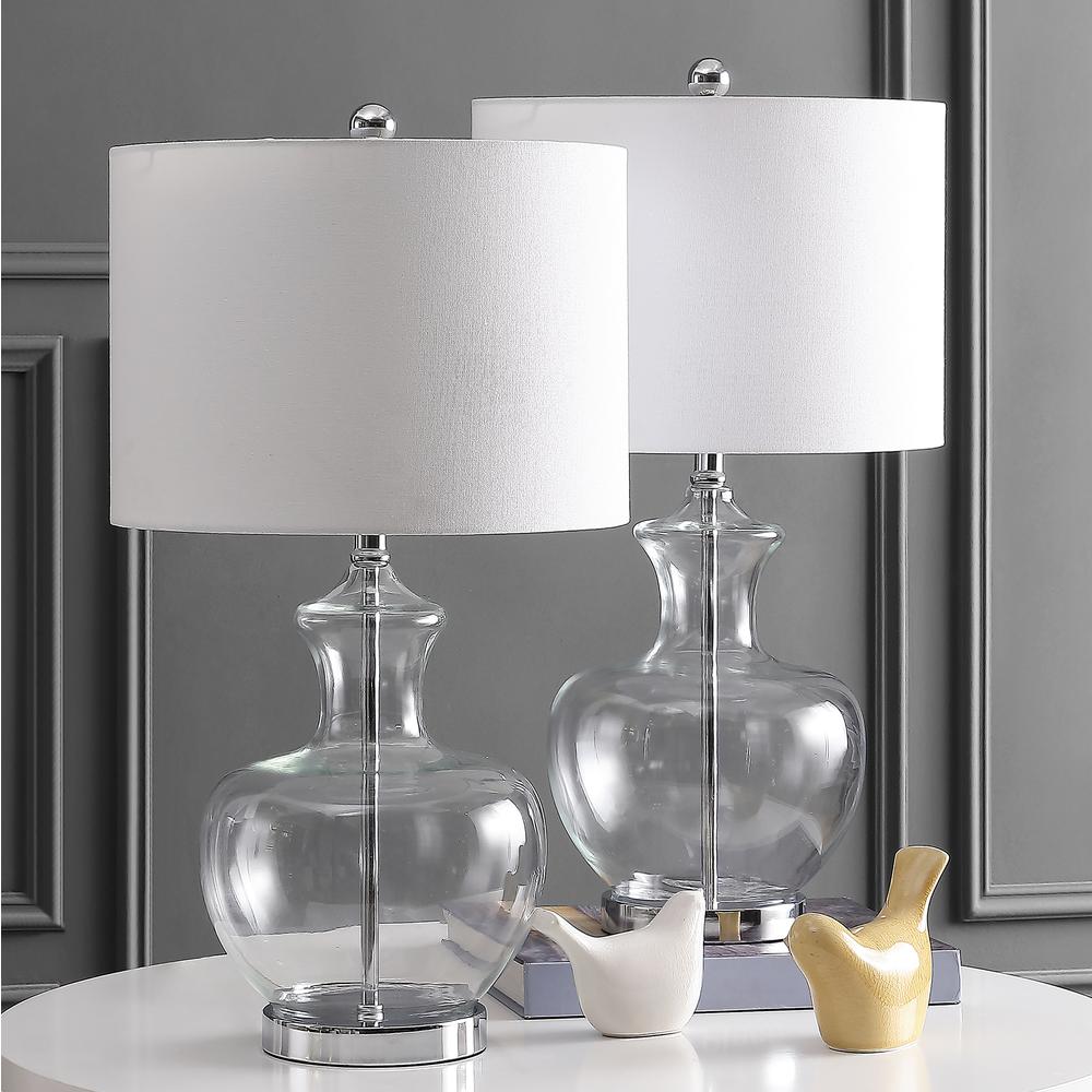 Bilsor Table Lamp, Clear/Chrome. Picture 2