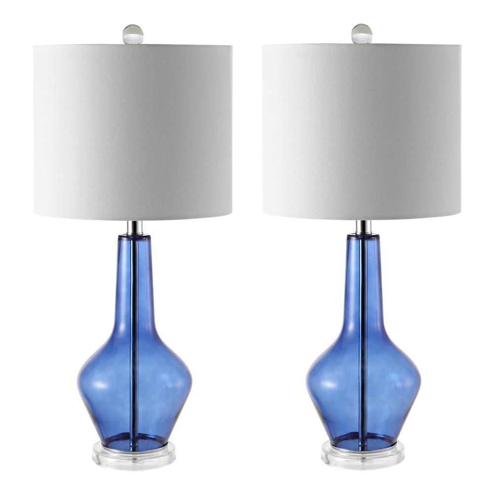 Velor Table Lamp, Blue. Picture 2