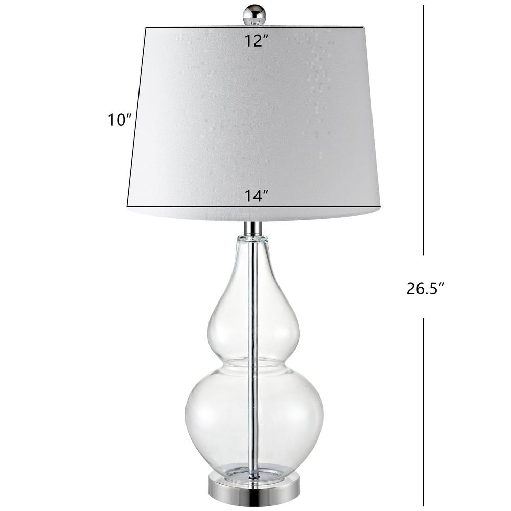 Frena Table Lamp, Blue/Chrome. Picture 1