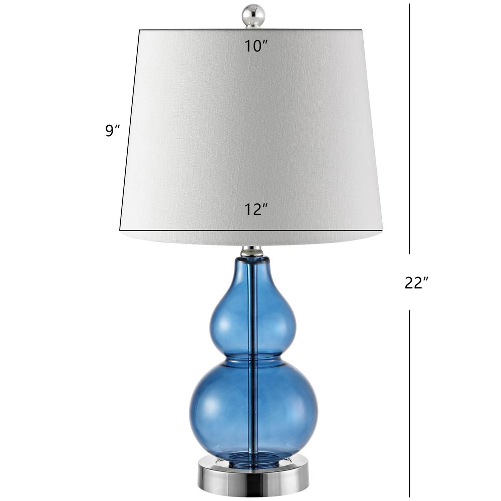 Brisor Table Lamp, Clear/Chrome. Picture 1