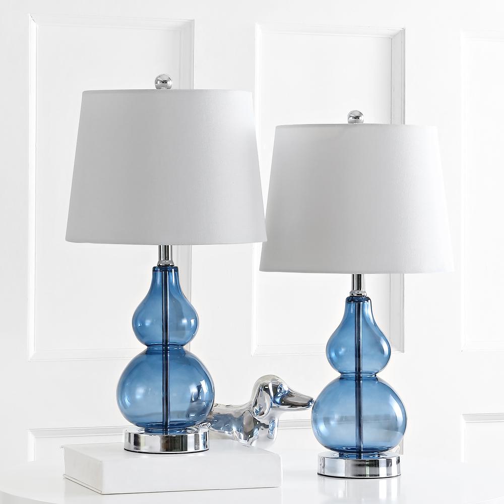 Brisor Table Lamp, Clear/Chrome. Picture 2