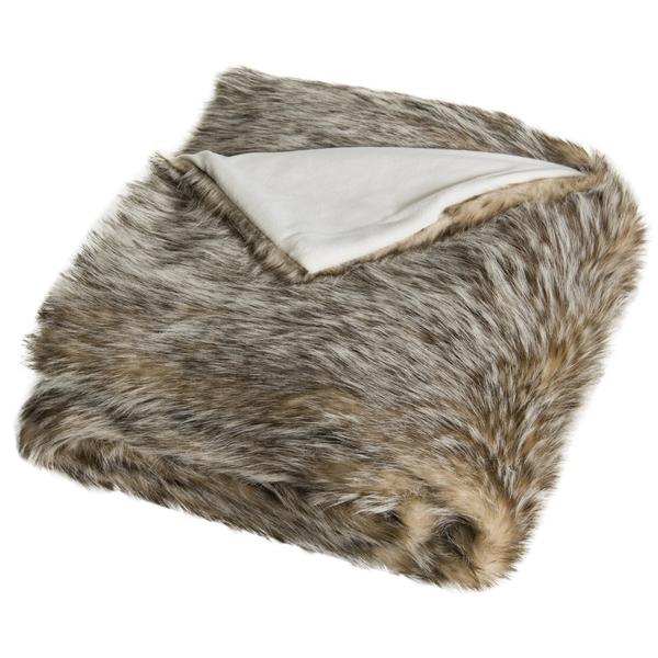 DUSTY FUR THROW, THR723A-5060. Picture 1