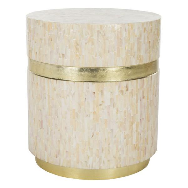 PERLA MOSAIC ROUND SIDE TABLE. Picture 1