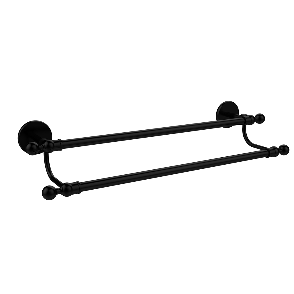 1072/18-BKM Skyline Collection 18 Inch Double Towel Bar, Matte Black. The main picture.