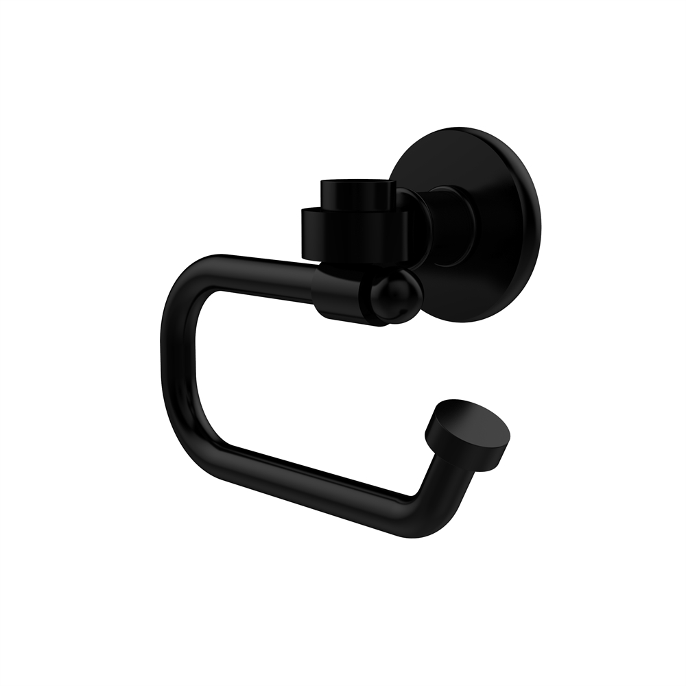 2024E-BKM Continental Collection Europen Style Toilet Tissue Holder, Matte Black. The main picture.