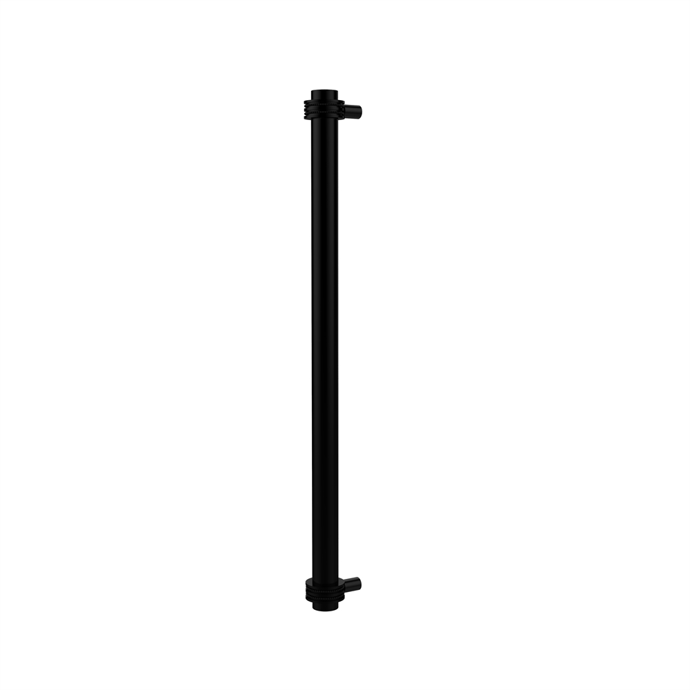 402D-RP-BKM 18 Inch Refrigerator Pull with Dotted Accents, Matte Black. Picture 1