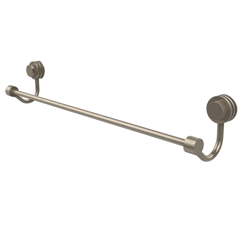 421D/24-PEW Venus Collection 24 Inch Towel Bar with Dotted Accent, Antique Pewter. The main picture.