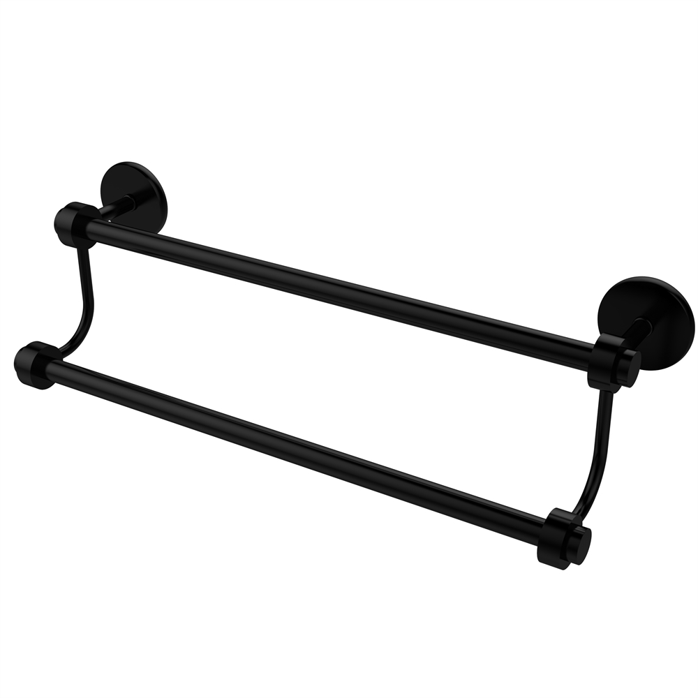 7272/18-BKM 18 Inch Double Towel Bar, Matte Black