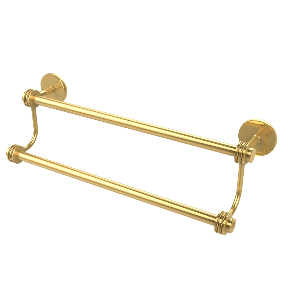 7272D 24 PB 24 Inch Double Towel Bar Polished Brass   145 7272d24pb 