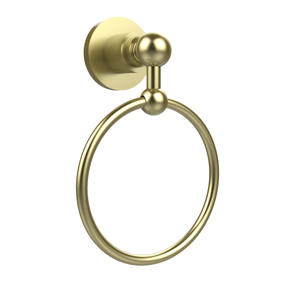 AP-16-SBR Astor Place Collection Towel Ring, Satin Brass. Picture 1