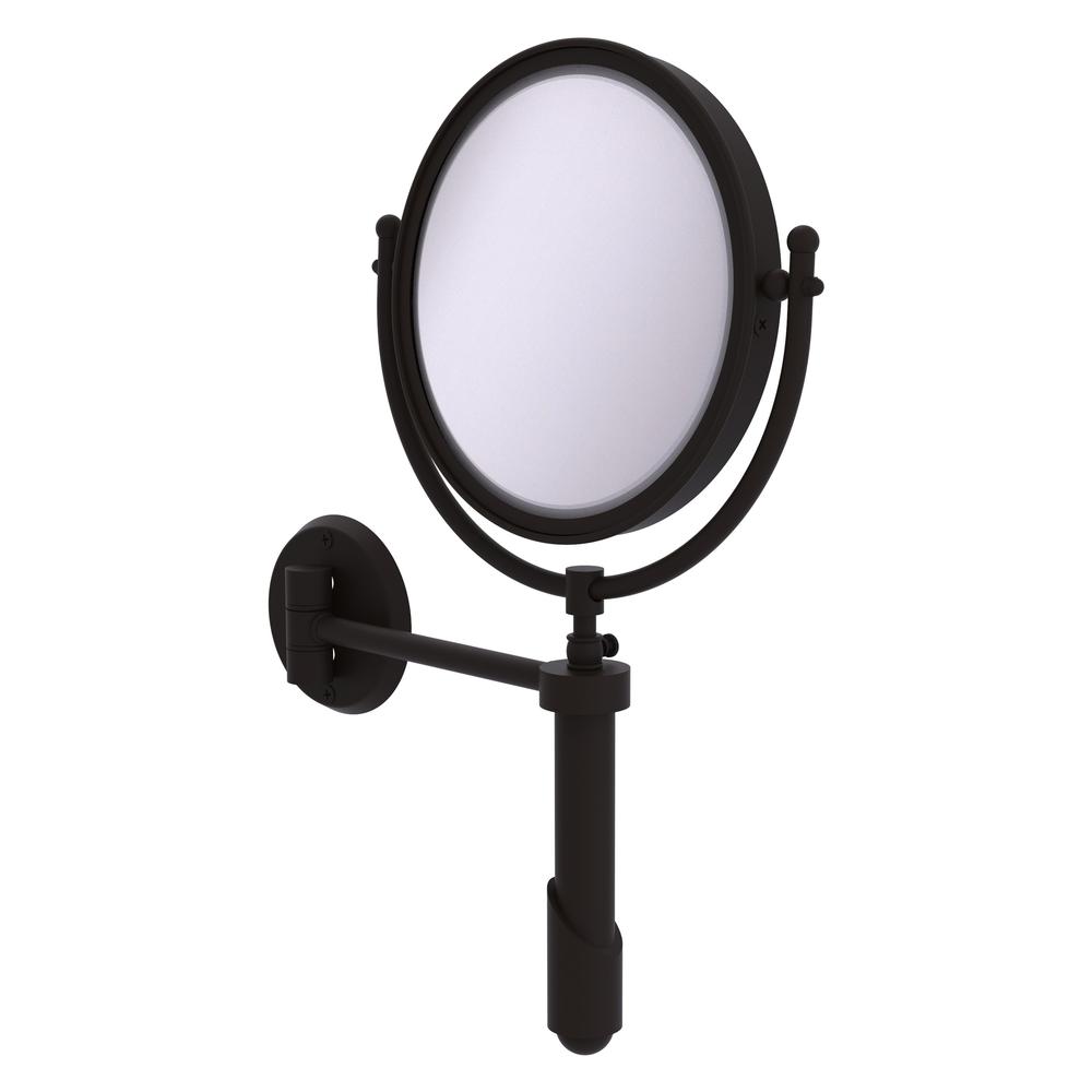 SHM-8/4X-ORB Soho Collection Wall Mounted Make-Up Mirror Inch Diameter  with 4X Magnification, Oil Rubbed Bronze