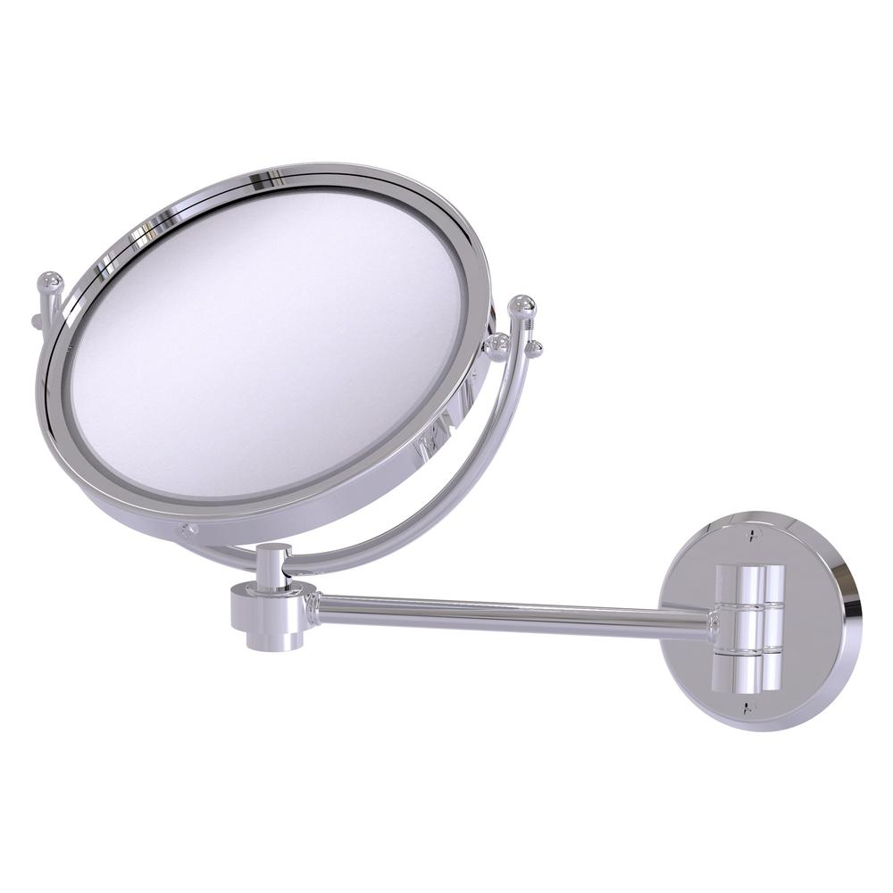 WM-5/4X-PC Inch Wall Mounted Make-Up Mirror 4X Magnification, Polished  Chrome
