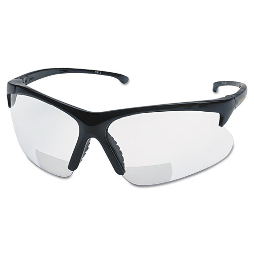 V60 30 06 Reader Safety Eyewear, Black Frame, Clear Lens. Picture 1