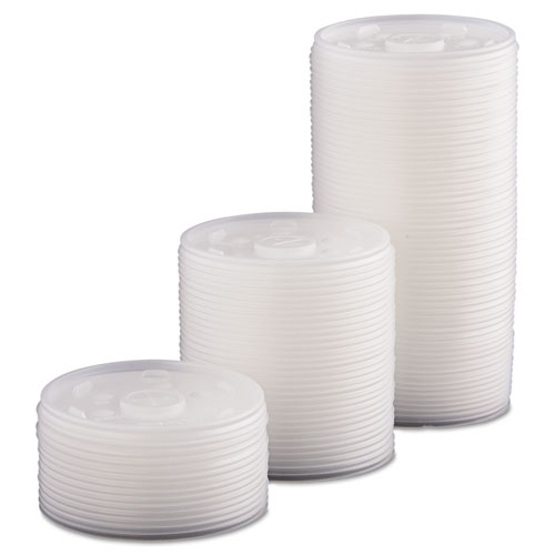 Plastic Cold Cup Lids, 24oz, Translucent, 500/Carton. Picture 3