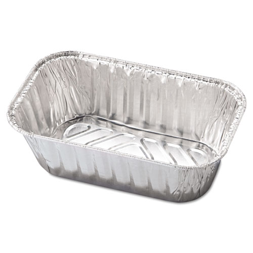 Aluminum Baking Pan, #1 Loaf, 1 lb Capacity, 5.72 x 3.31 x 2.03,  200/Carton. Picture 1