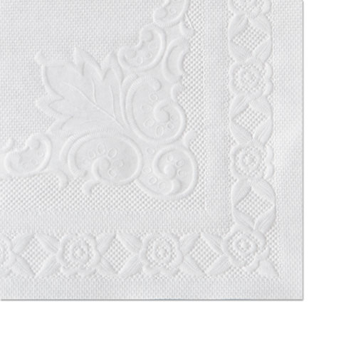 Classic Embossed Straight Edge Placemats, 10 x 14, White, 1,000/Carton. The main picture.