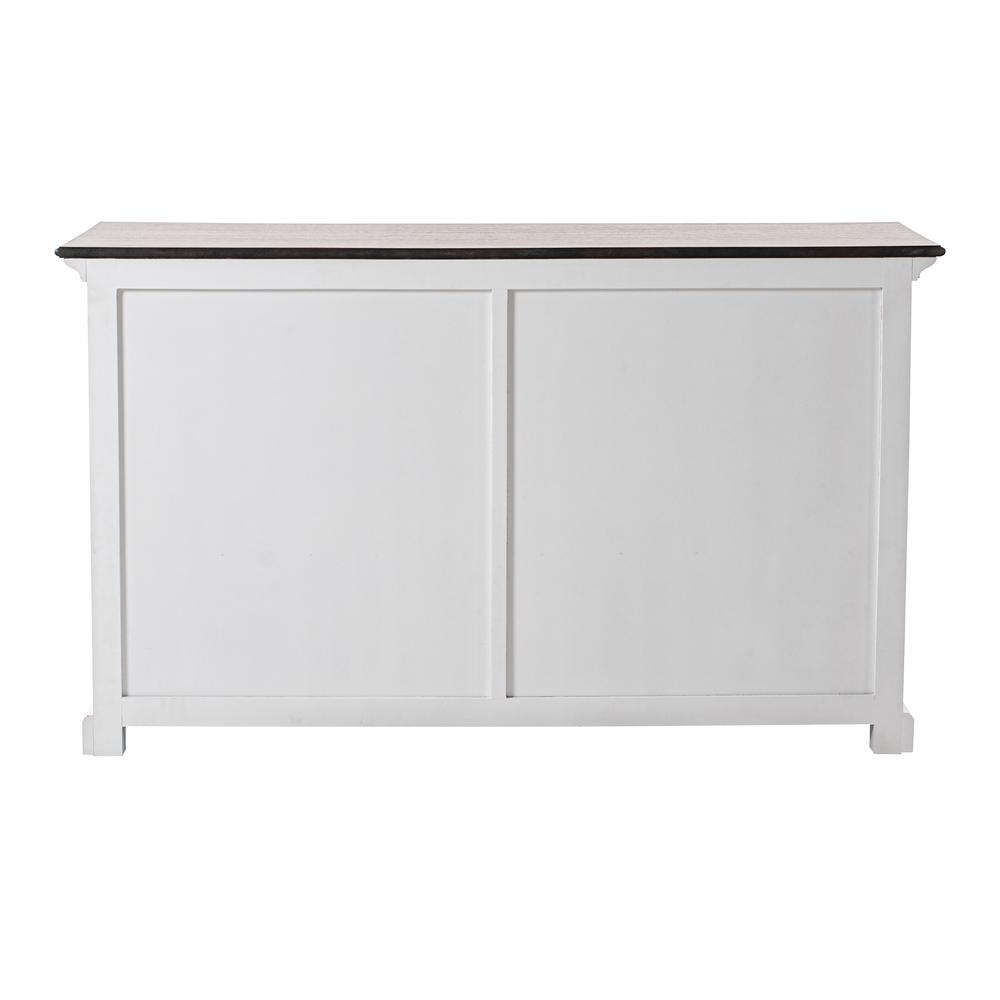 Halifax Accent White Distress & Deep Brown Classic Buffet. Picture 5
